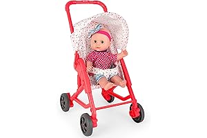 deAO Baby Doll Stroller with Accessories