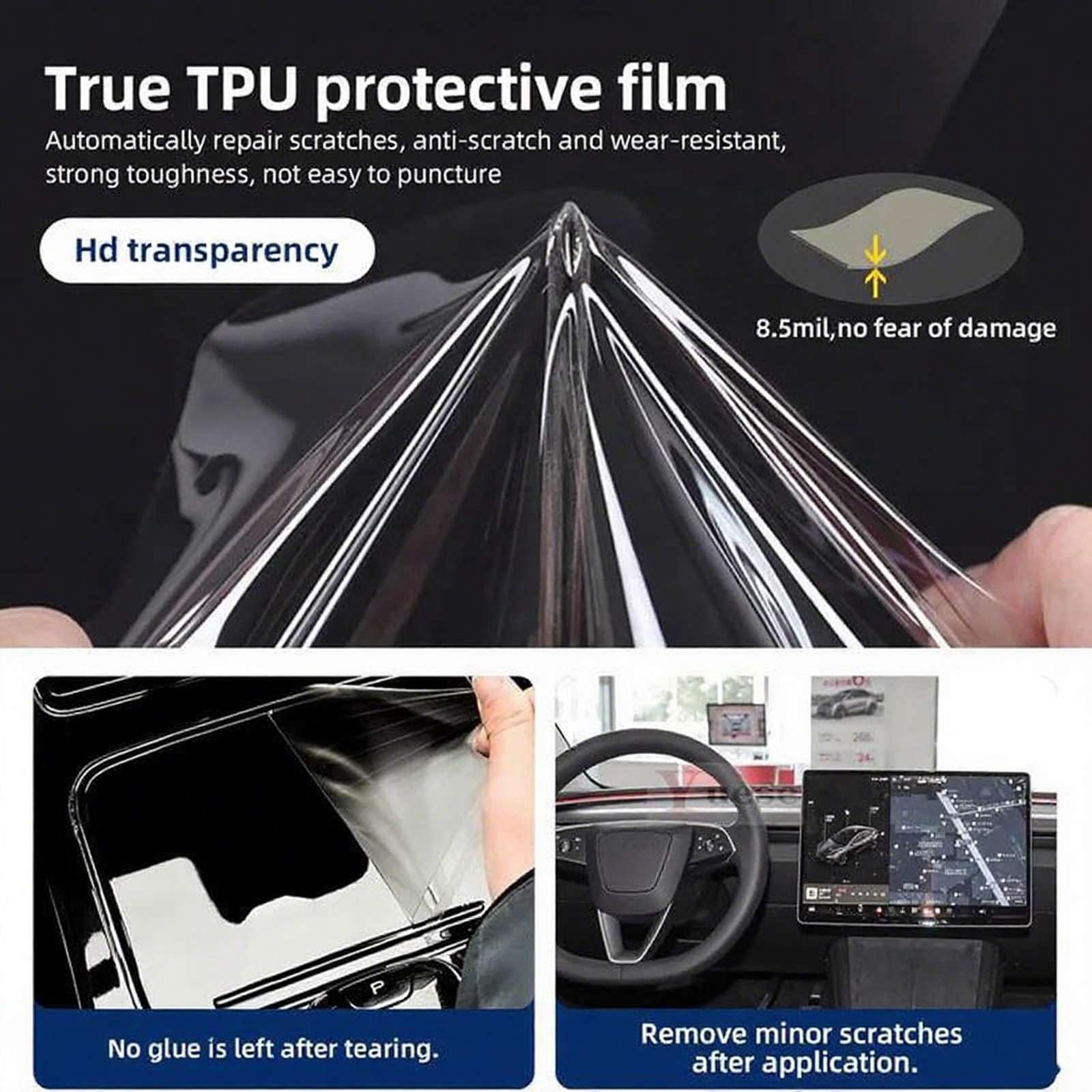 Película Protectora de TPU Transparente específica para CHANGAN QIYUAN A07 (2024)