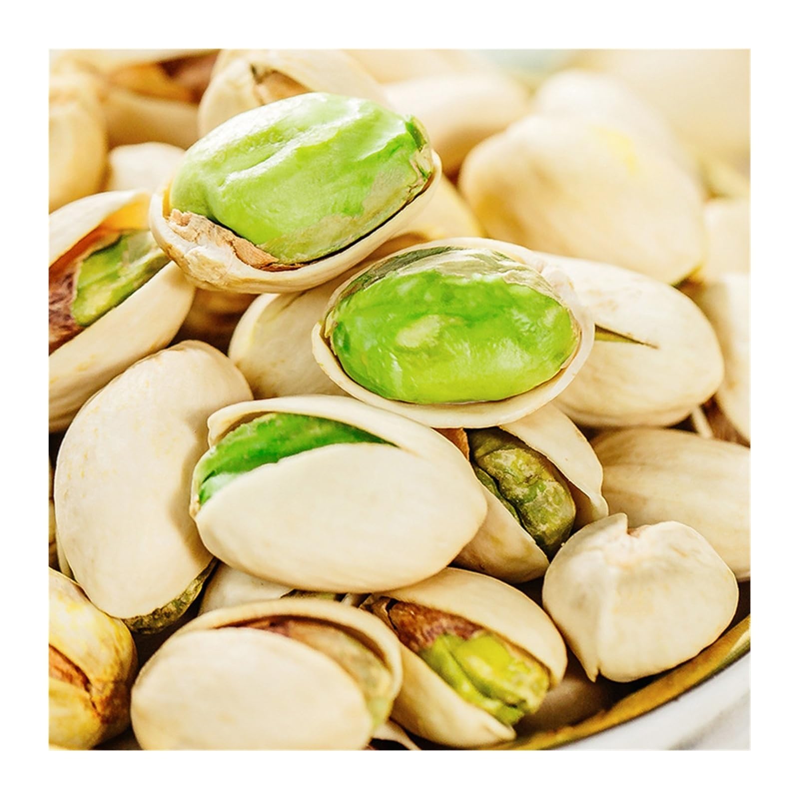 100g de pistachos grandes cuidadosamente seleccionados, regordetes y jugosos, de textura crujiente y sabor dulce y aromático(3bag)