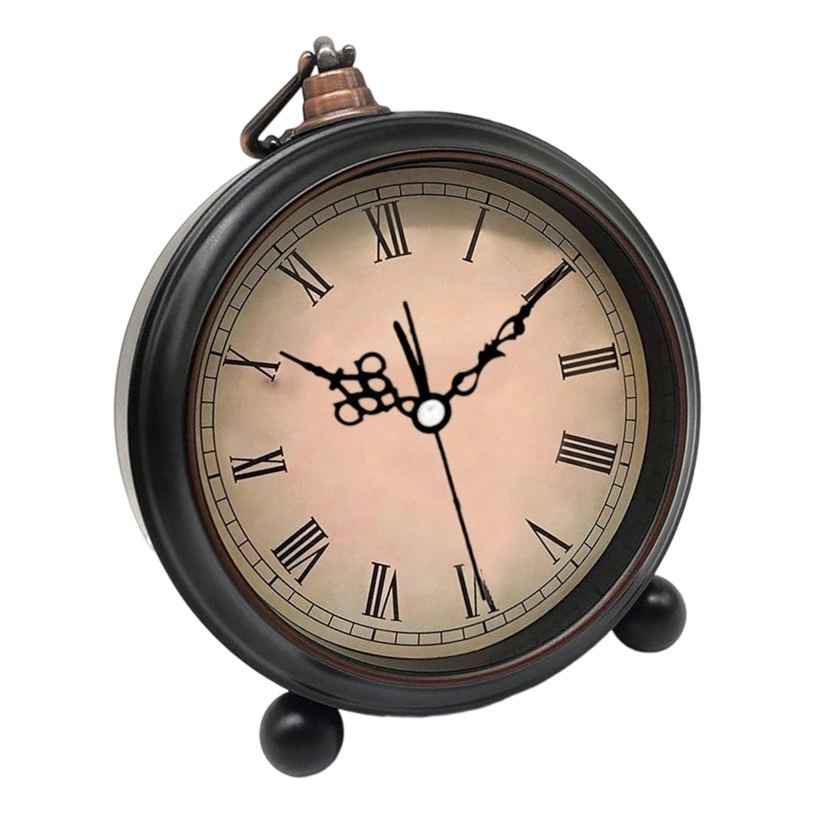 Carotoe C Arotoe Retro Metal Table Lock With Noiseless Movements Battery Operated Night Light For Home Bedroom Bedsides Decors Antique Metal Alarm Lock