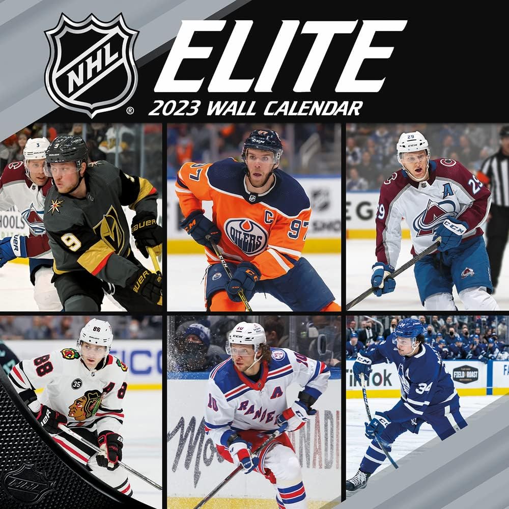 TURNER SPORTS NHL Elite 2023 12X12 Wall Calendar