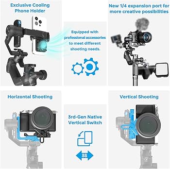 Amazon.co.jp: FeiyuTech SCORP Mini-3 PRO マルチデバイス対応