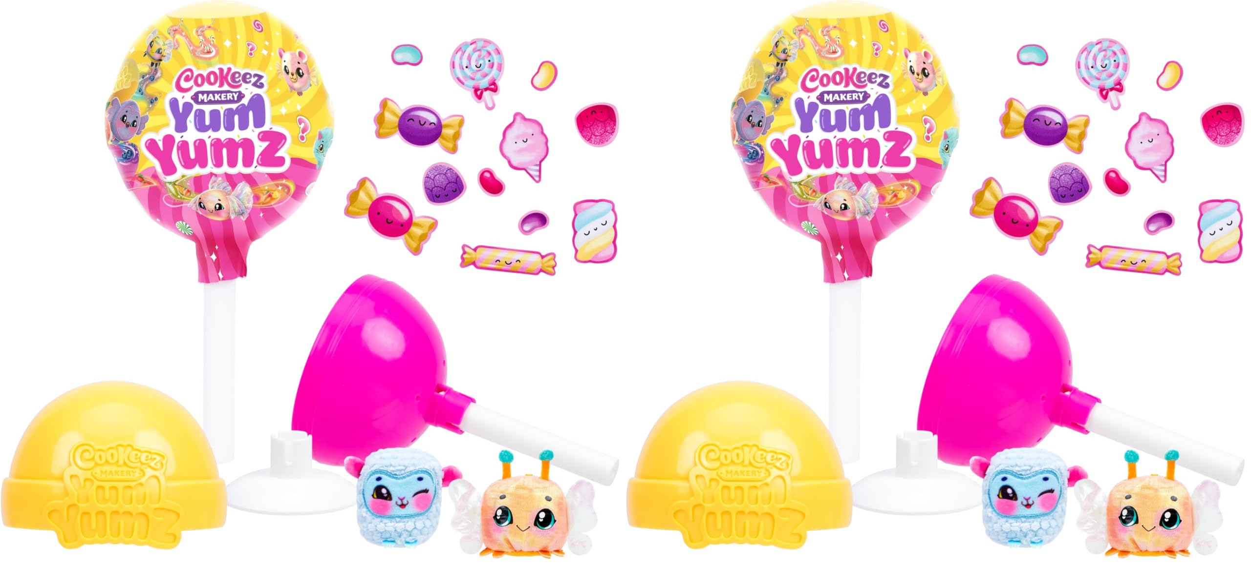 COOKEEZ MAKERY Yum Yumz Twin Pack, Full Of Fun & Yum, 2 Sweet