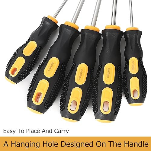 Miniatura 4 de ATNEDCVH PH2 - Destornillador Phillips, PH 2 6 × 3.937 in, punta magnética, destornillador de cabeza cruzada