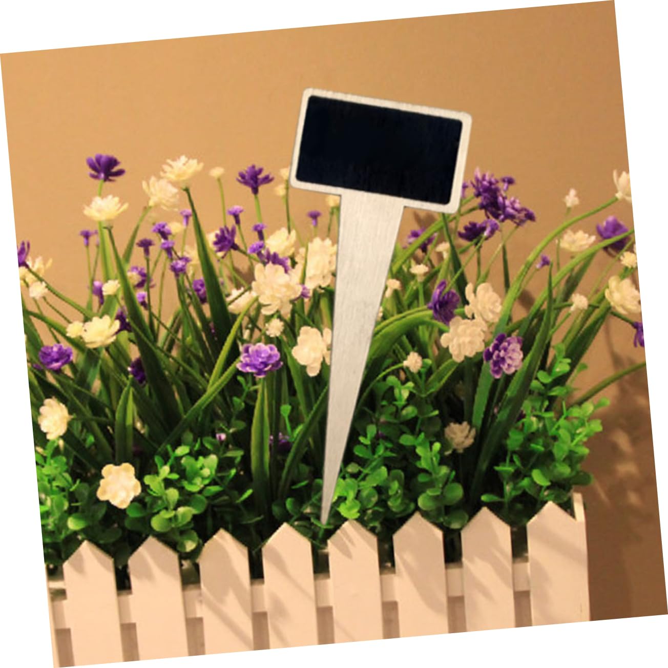 UPKOCH Etiquetas De Jardín De Madera Mini Tablero Identificación De Plantas Carteles De Mensajes 18 Piezas X 4