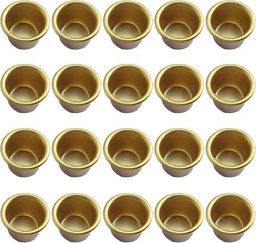 Weetack - Juego de 20 portavelas de metal para velas cónicas, portavelas decorativo, juego de portavelas para mesa de velas de árbol