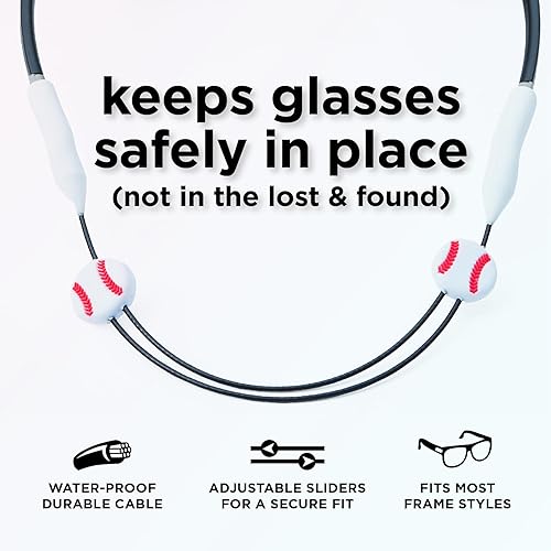 Miniatura 2 de Pilotfish Correa para lentes de sol para niños, soporte ajustable para lentes de sol sin cola para niños y niñas