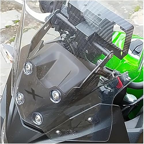 Miniatura 5 de NyZyL Compatible with Versys X300 X-300 Versys-X 300 Motorcycle Accessories Smartphone Crossbar Stand GPS Navigaton Plate Holder Bracket