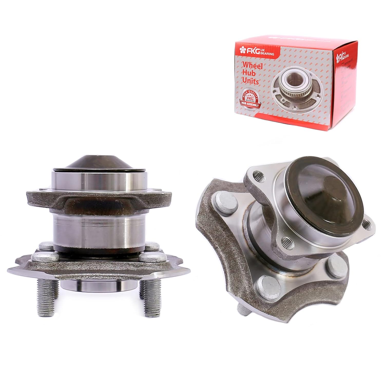 FKG 512210 Rear Wheel Bearing Hub Assembly fit for 2000-2005 Toyota Echo (Non Abs Models), Set of 2
