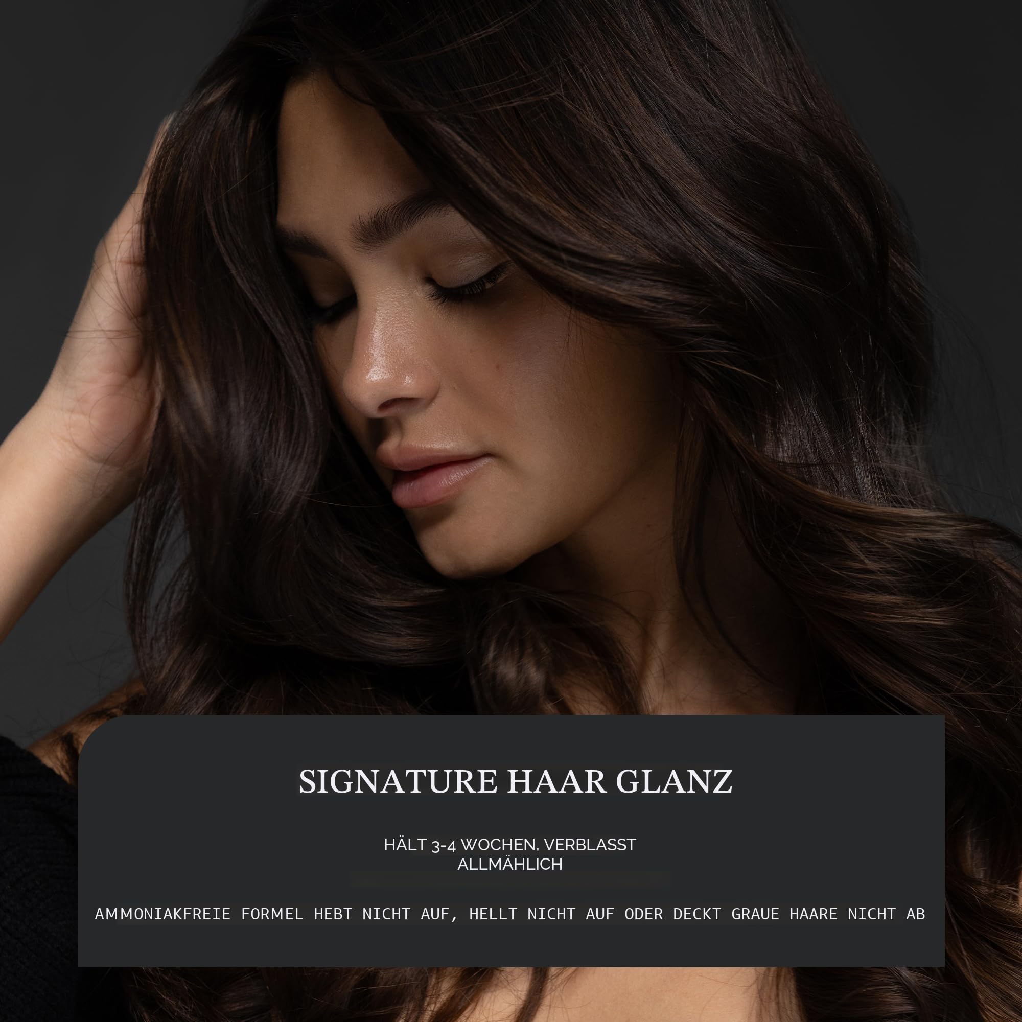 Kristin Ess Signature Haar-Gloss Bittersweet, Dunkelbraun, Unisex, 1 Haarfarbe