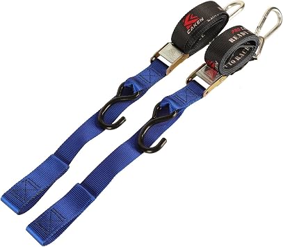 1.5Width 7ft Soft Loop Motorcycle Tie Down Strap 2 PCS