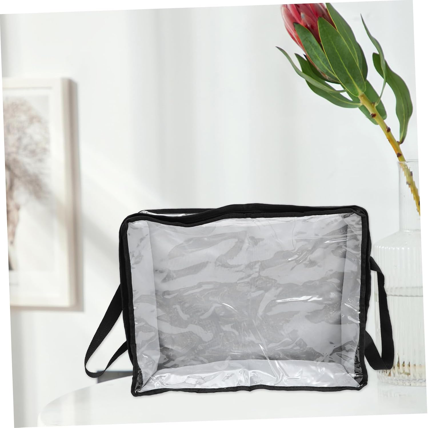 Alipis Large Zippered Hat Organizer with Handles, Oxford Cloth