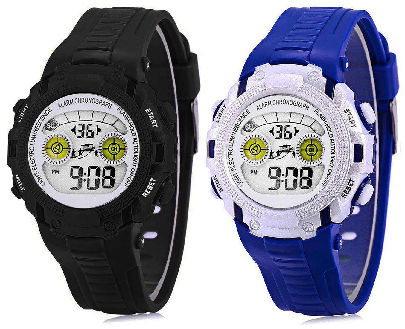 See full amazon price history chart for Time Up Combo of 2 Digital Dial Colorful Alarm Function,Waterproof,Multicolor Backlight Watches for Kids-EF62033-2EG-DCMB-BLACK-2 Time Up Combo of 2 Digital Dial Colorful Alarm Function,Waterproof,Multicolor Backlight Watches for Kids-EF62033-2EG-DCMB-BLACK-2 (B085FPWPVH) Amazon Price History, Amazon Price Tracker