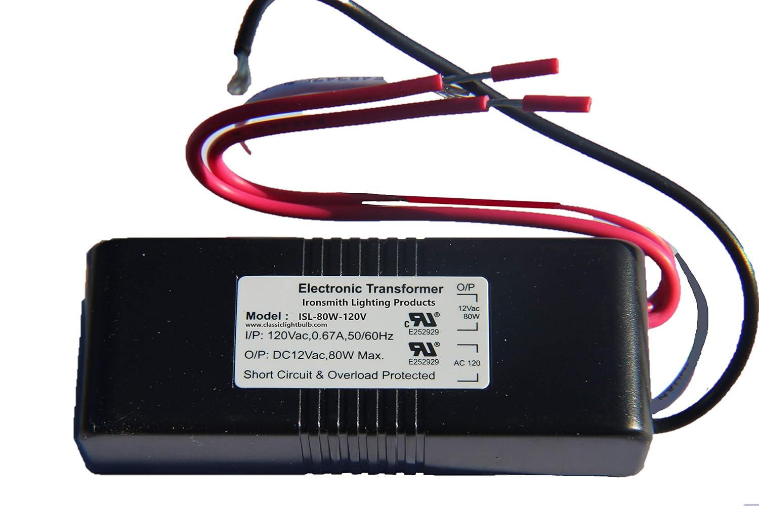 Ironsmith Lighting Products 60W Halogen Transformer, 12V LED Power Supply, Corded Electric, Indoor Low Voltage (150W | Potted Transformer | 3-Year Warranty | 50W Min Load)