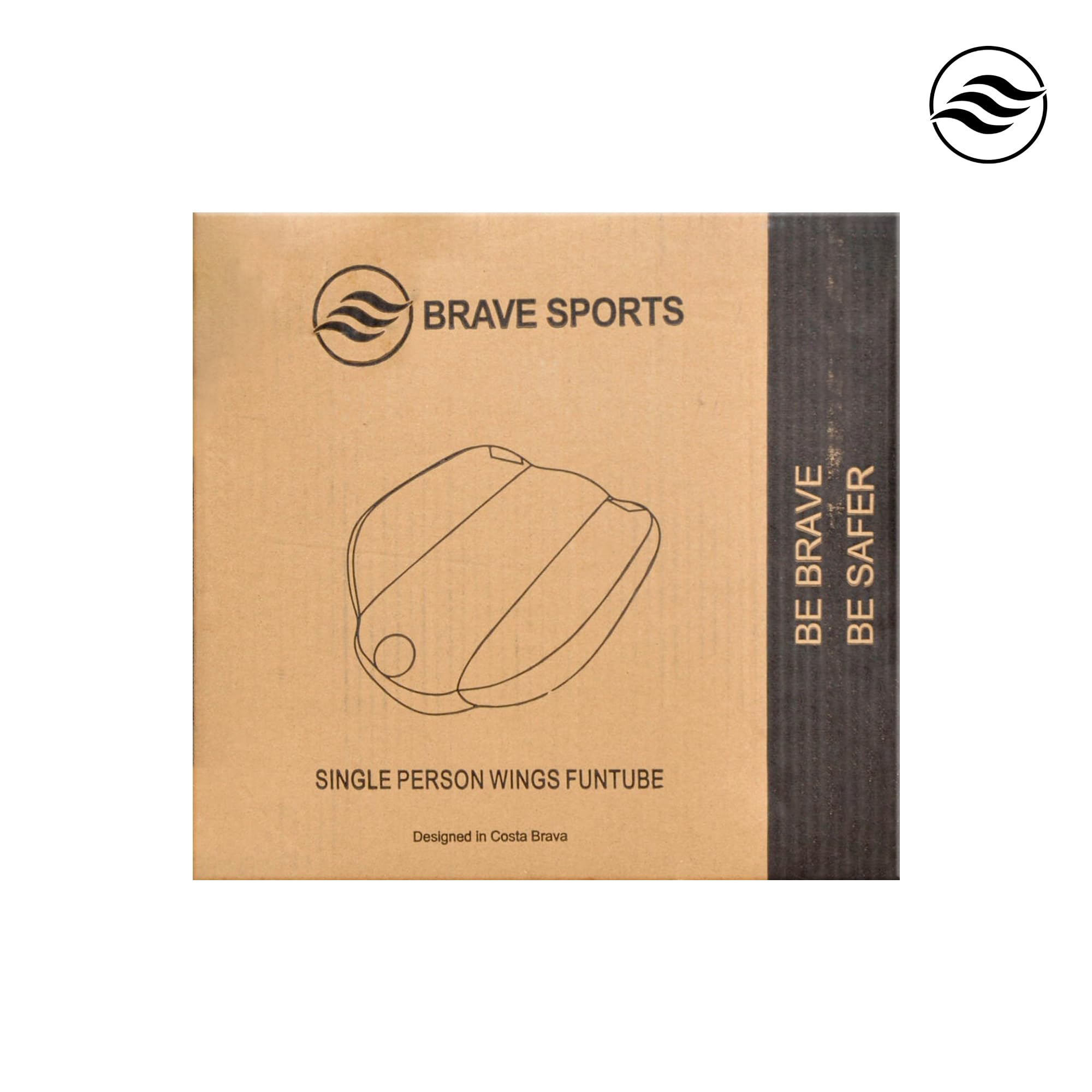 BRAVE SPORTS Flotador de Arrastre Inflable para Deportes Acuáticos - Tubo Remolcable Resistente