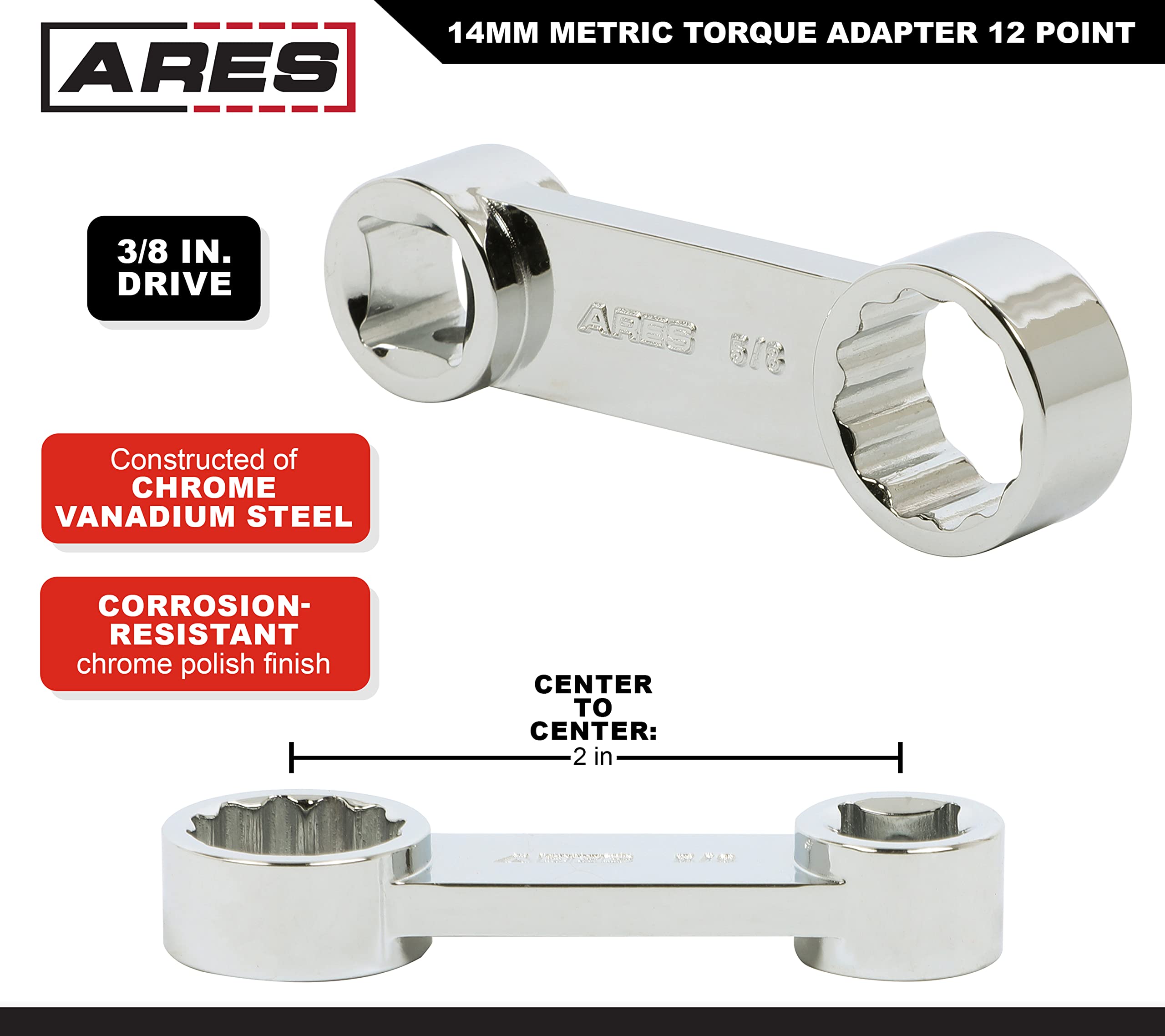 Michaelpro Jeu De 12 Rallonges Adaptateur Couple D'extrémité De Boîte