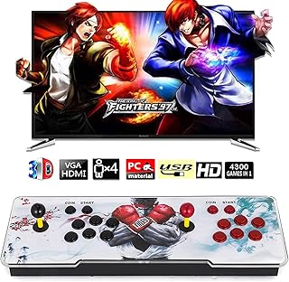 VEGAMED 4300 Games in 1 Classic Arcade Game Console, 3D Pandoras Box with Arcade Joystick Double Stick, 3330 Arcade Game, ...