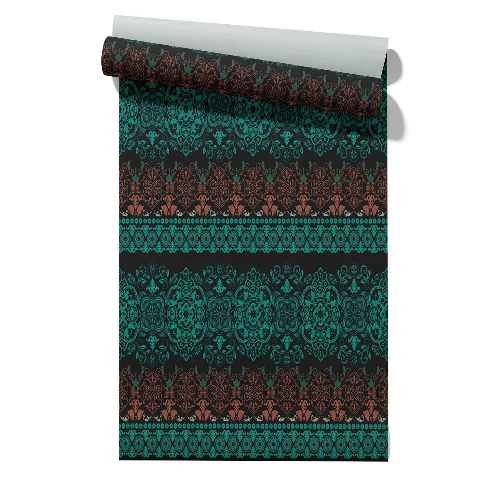 Cevan Style 11 Anaglypta Wallpaper Covering Ideas Ethnic Patterns Retro Peel & Stick Borders Sticker Pads For Furniture Easy To Clean Waterproof Wallpaper 45X300cm