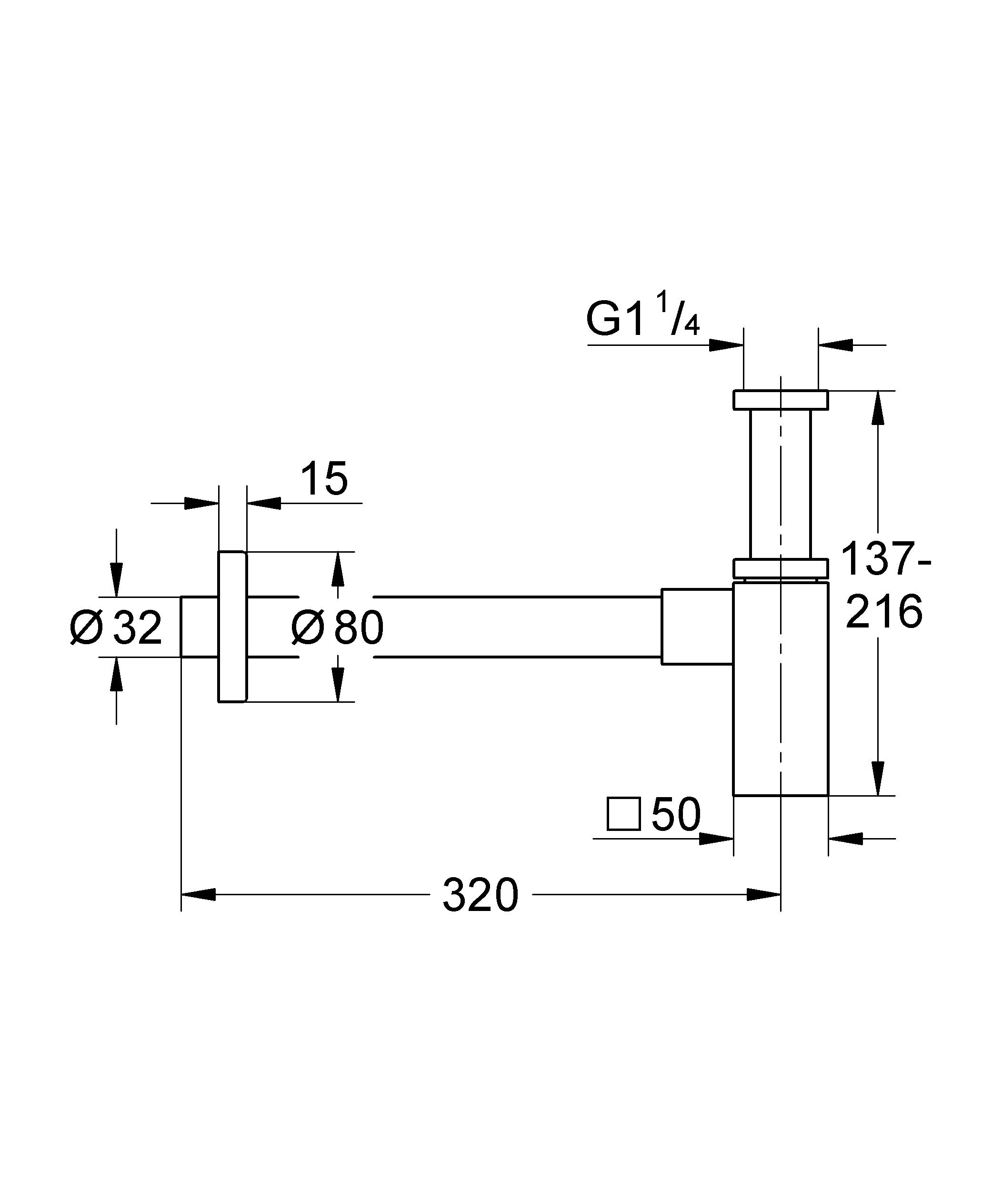 Grohe - Sifón de lavabo Ref. 40564000