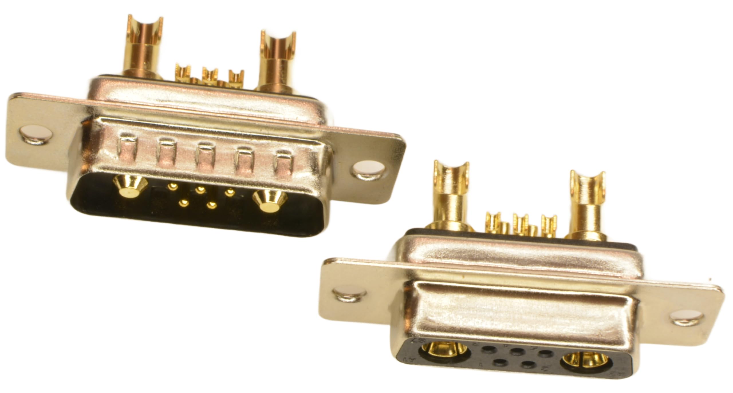 7 Pin Connector Kit for Electric Scooter, Compatible with Cecotec Bongo Series A, Female and Male Connector, Connection Control Unit to Battery, Gold