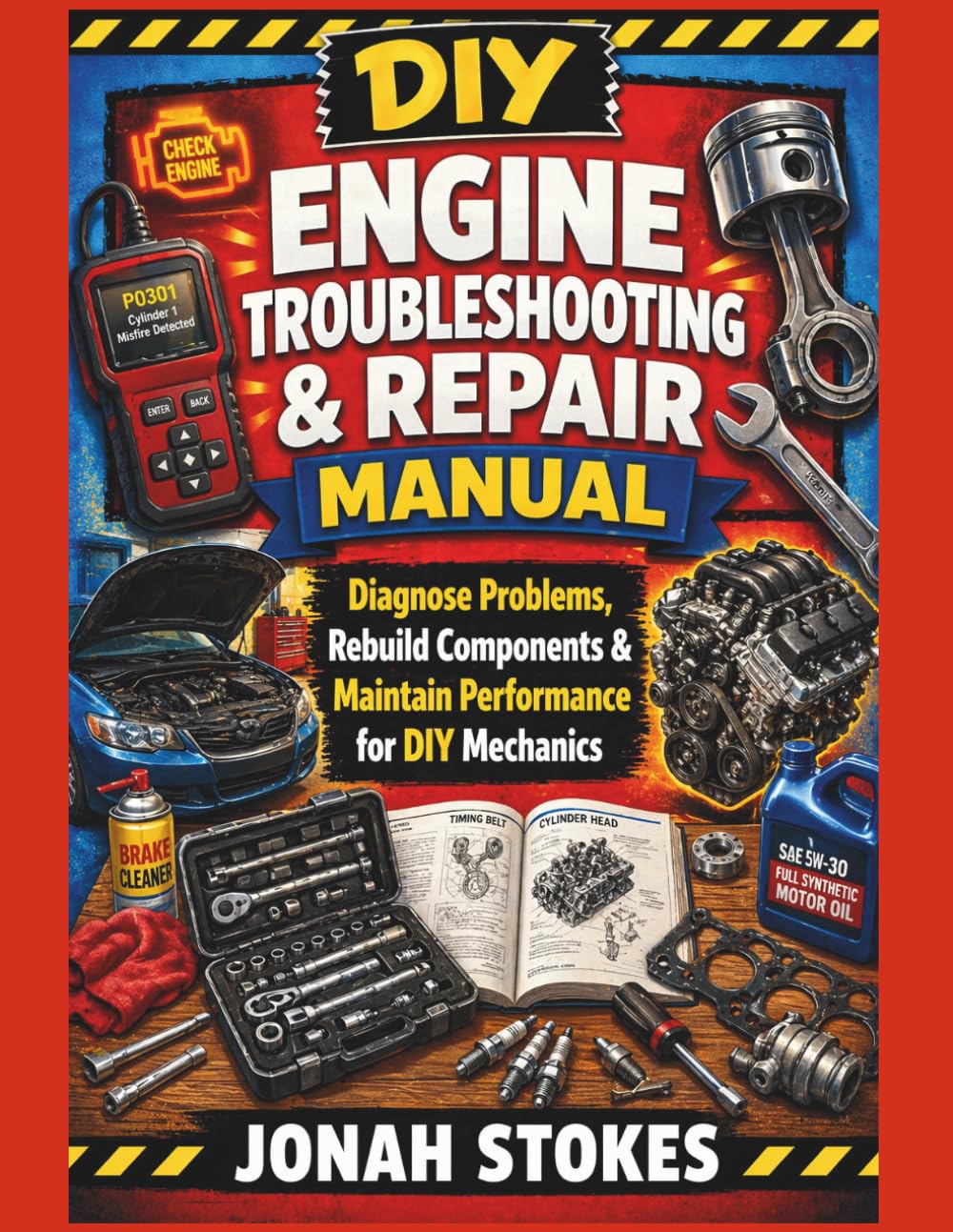 Engine Troubleshooting & Repair Manual: Diagnose Problems, Rebuild Components & Maintain Performance for DIY Mechanics (The Workshop Expert Series)