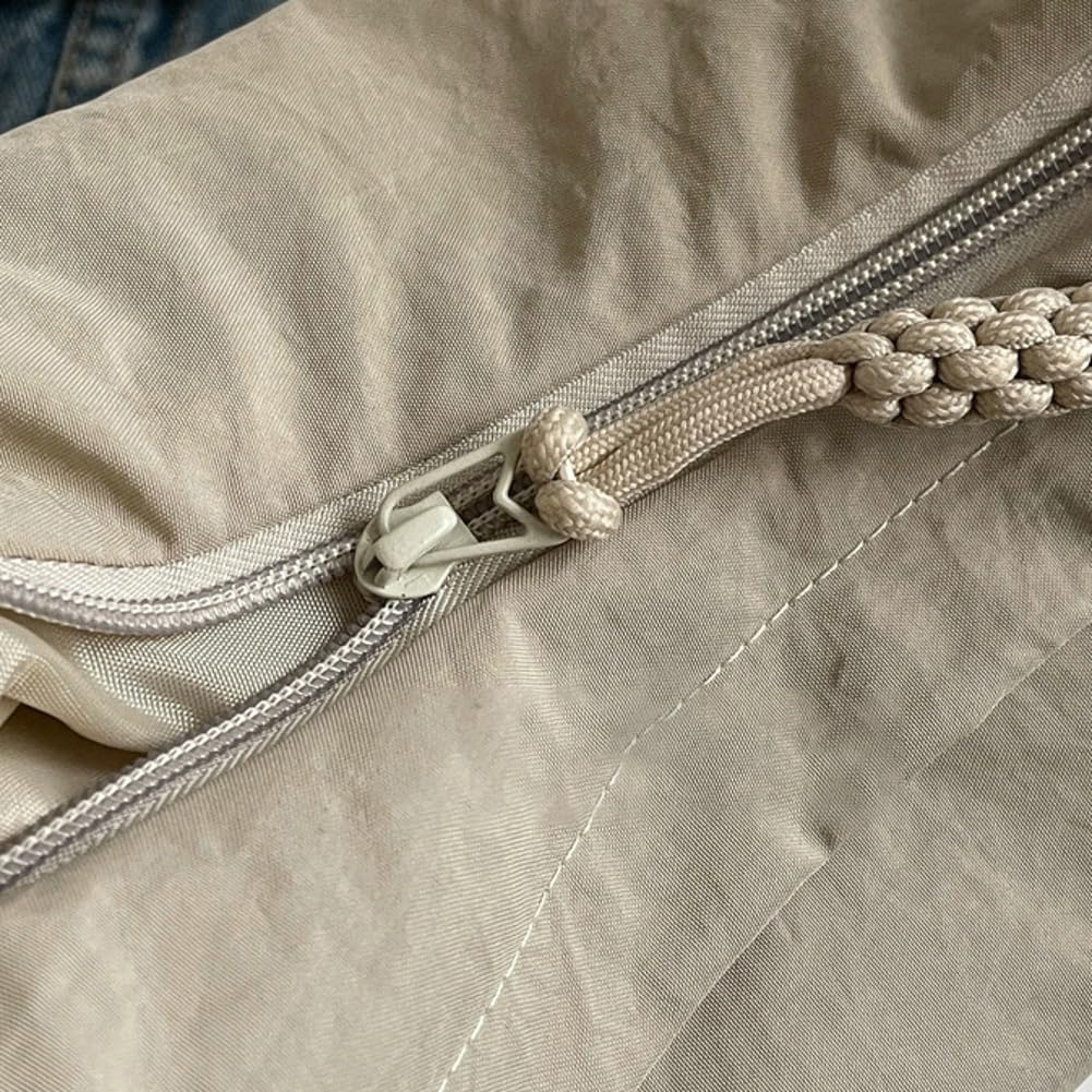 Hobo Bag for Women Men Crescent Shoulder Bag Retro Nylon Canvas Crossbody Bag Slouchy Corduroy Dumpling Bag Purse | Retro, Nylon Canvas, Slouchy, Corduroy - Image 5