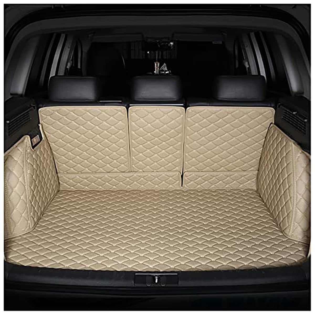 HHGFTIY Full Coverage Leather Car Boot Liner Mat, for BMW X3 2018-2024 Waterproof/Anti-Slip/Anti Scratch Tray Liners,Protector Accessories,C