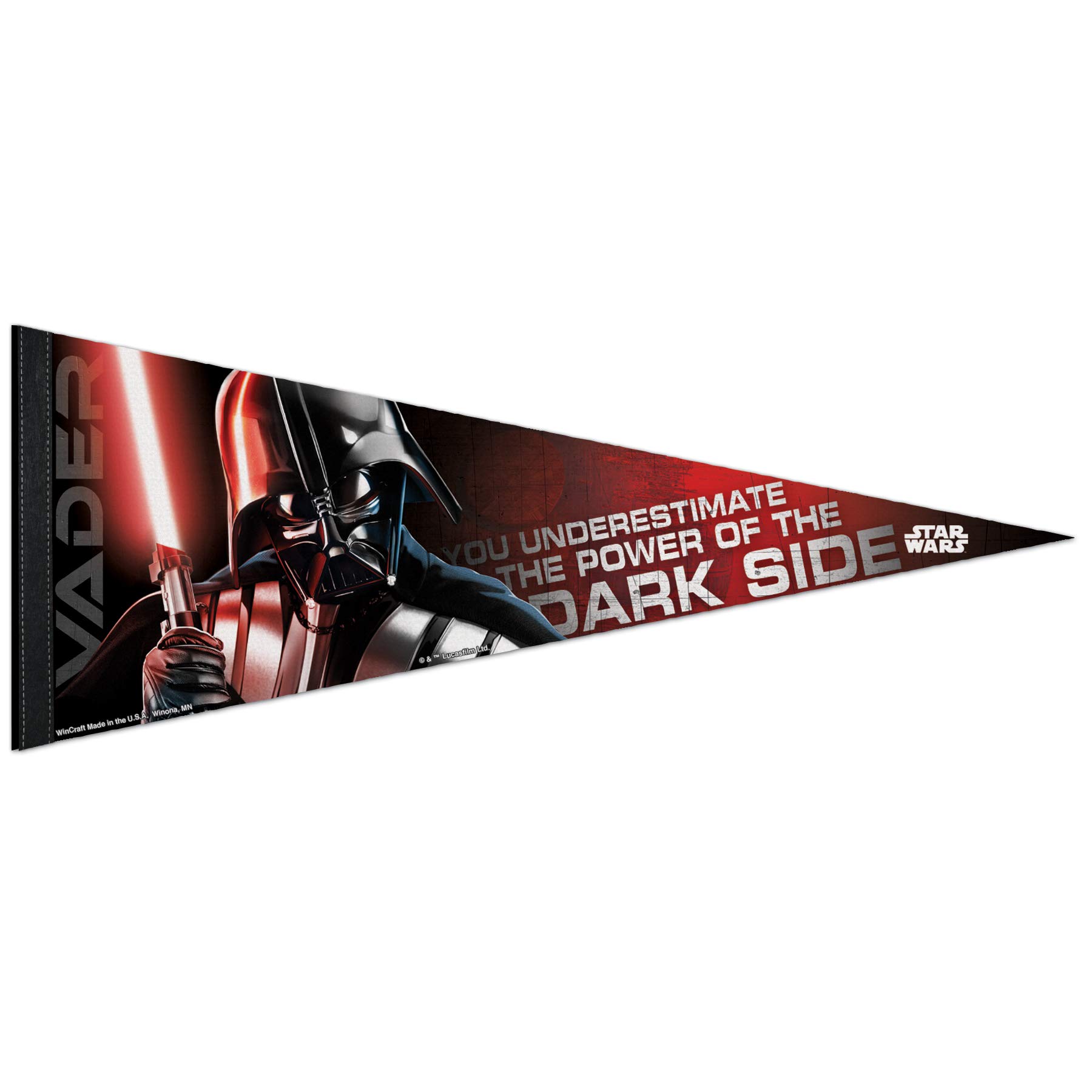 Fanion Star Wars WinCraft de 30x76 cm pour la décoration murale d'une chambre de collectionneur
