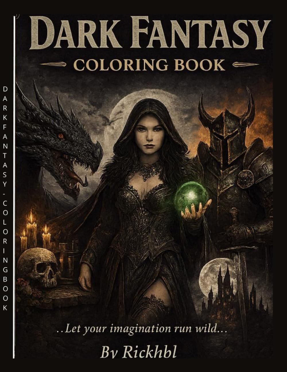 DARK FANTASY: COLORING BOOK