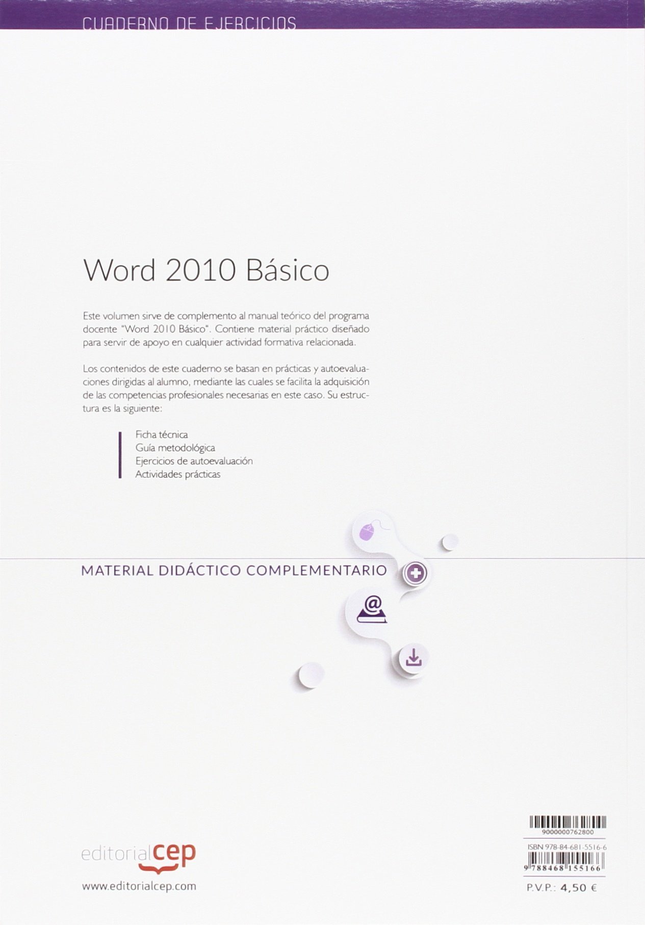 Word 2010 Básico. Cuaderno de ejercicios