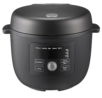 Tiger COL-A40U 2.6-Quart Compact 8-in-1 Electric Multi-Cooker with 21 Programmed Menus Black