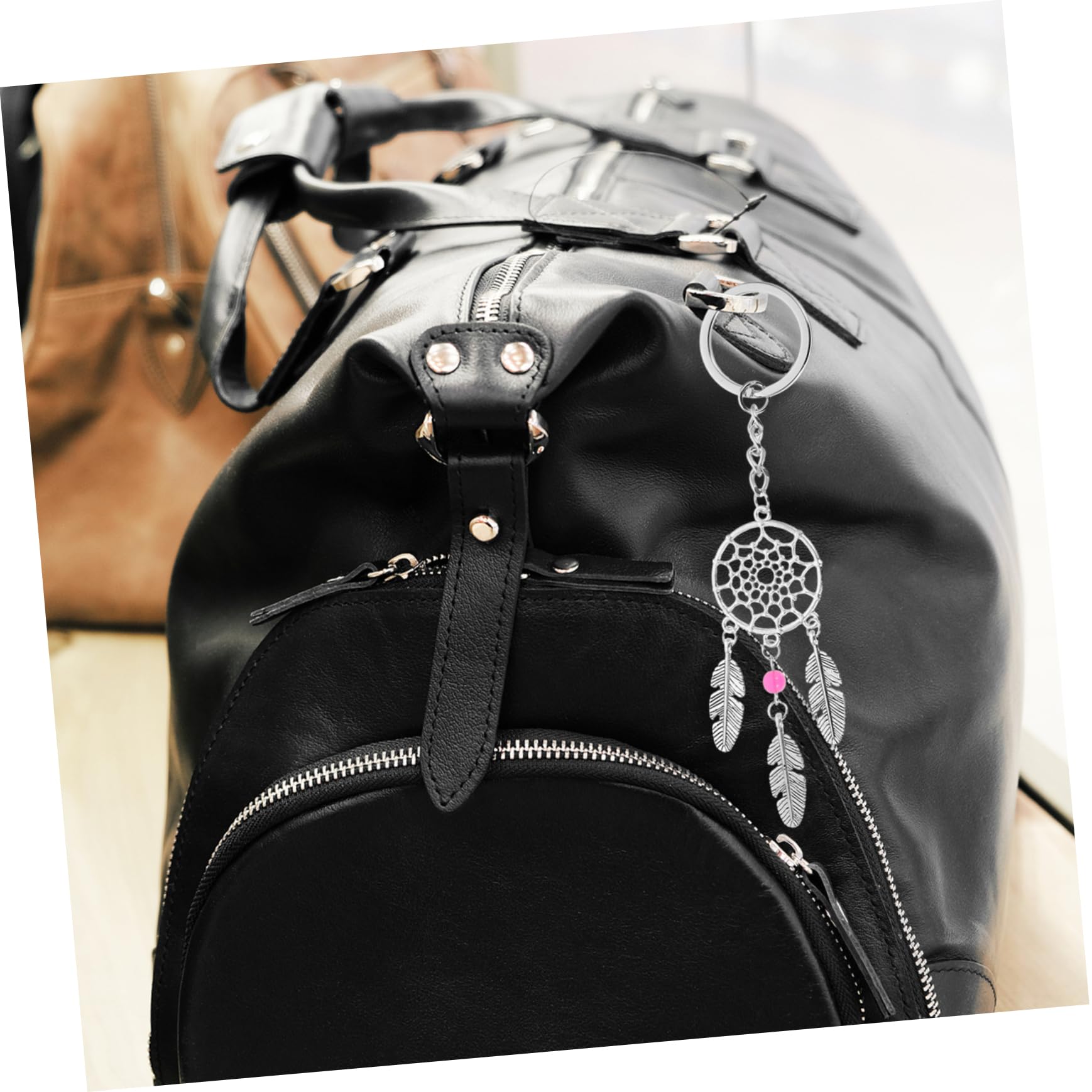 Zerodeko 24piezas Llaveros De Atrapasueños De Vibrantes Charm De Bolso Decorativo Accesorio Versátil Para Llaves y Maletas Diseño Resistente y Ligero