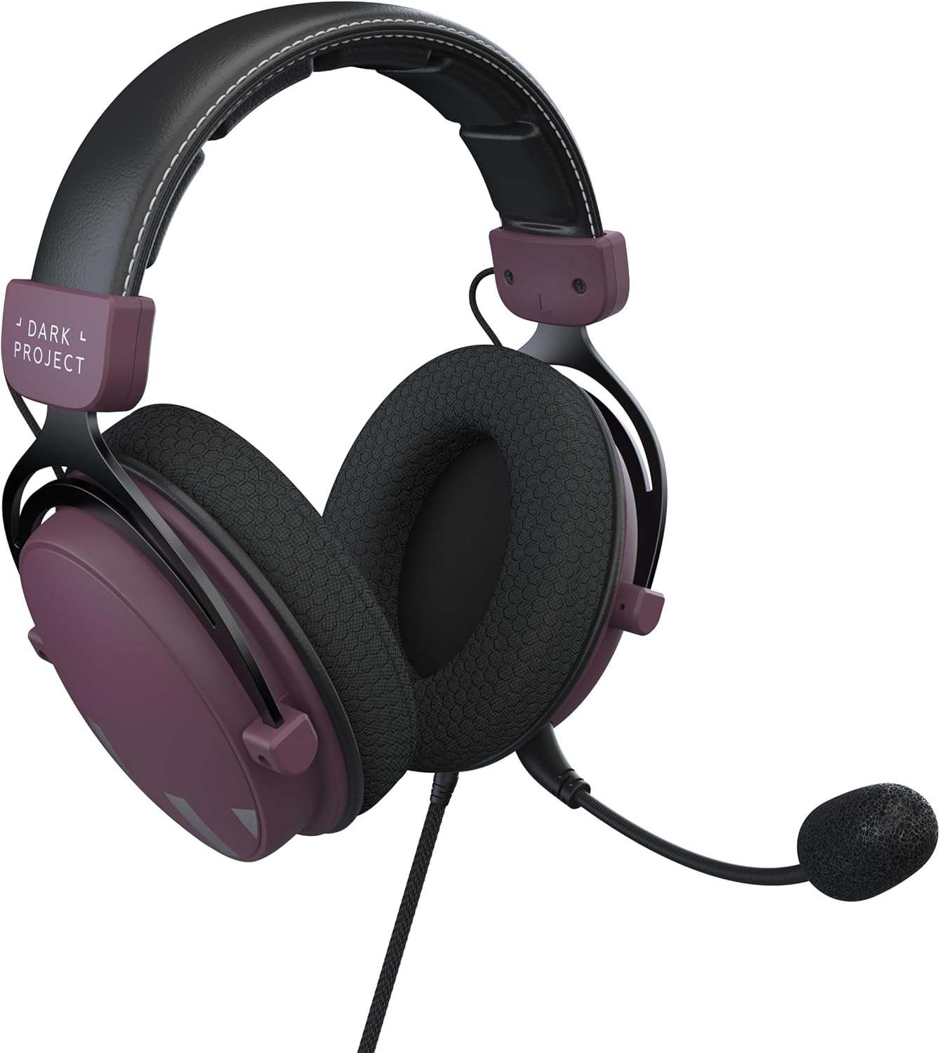 HS4 Wired Headset, Stereo Gaming Over Ear Headphones with Detachable Mic, Metal Frame, 3.5 mm Audio Jack, for PS4 PS5 PC Xbox One Laptop Mac