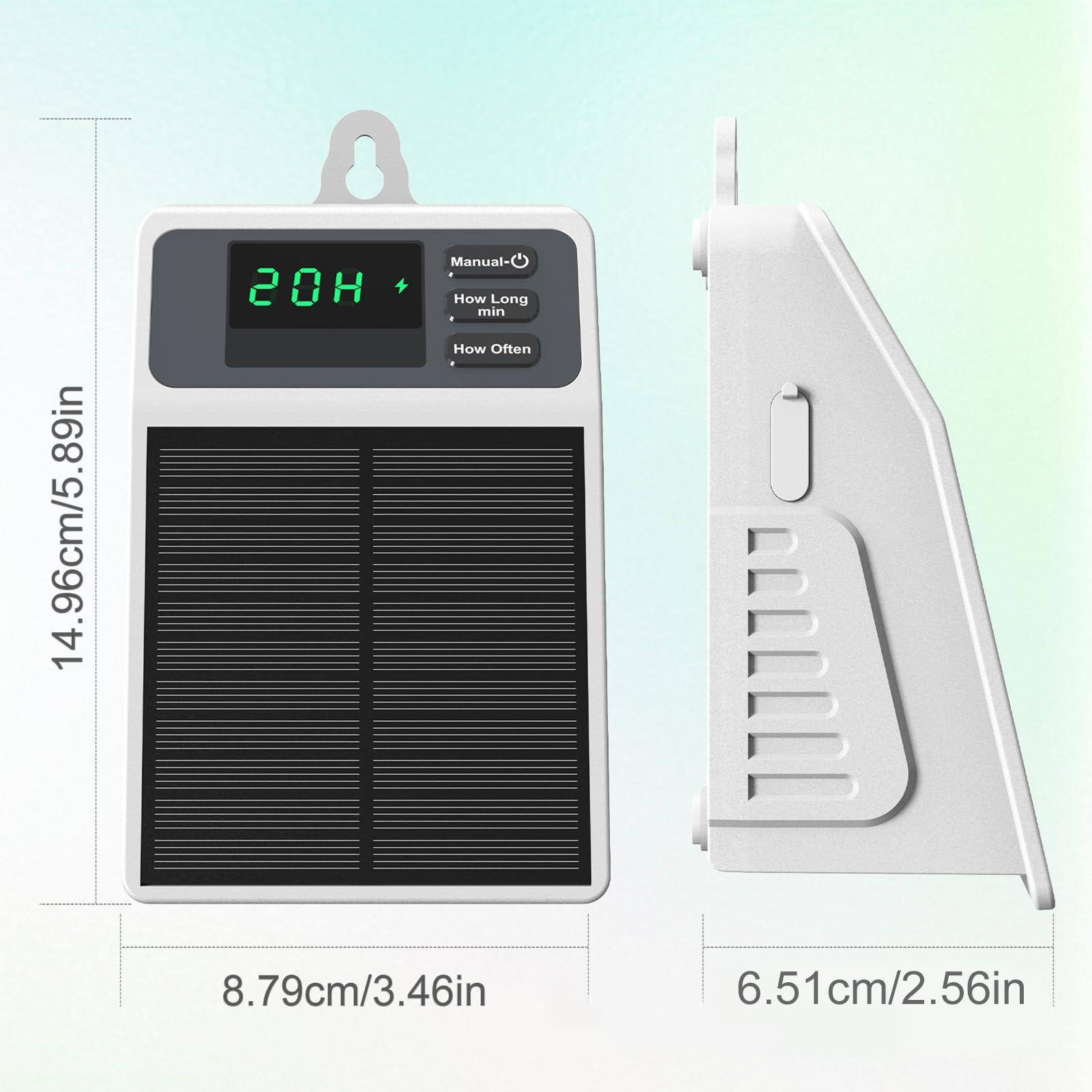 Kit di Irrigazione Solare Automatica a Goccia con Timer Intelligente per 10 Piante in Vaso