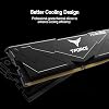TEAMGROUP T-Force Vulcan DDR5 32GB (2x16GB) 6000MHz (PC5-48000) CL38 Intel XMP 3.0 y AMD Expo Compatible Módulo de memoria para escritorio Ram Negro FLBD532G6000HC38JDC01 7