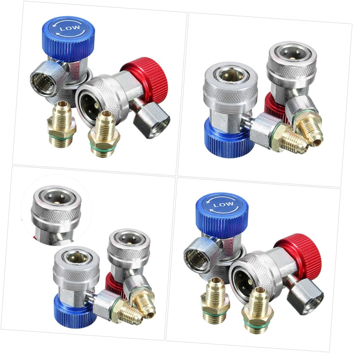 Tank Adapter for Car a c Quick Coupler Connector Snap Lock Easy Operation