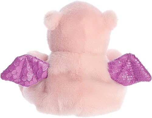 Miniatura 4 de Aurora Adorable Palm Pals Aria Pink Dragon - Juego de bolsillo - Diversión coleccionable - Rosa 5 pulgadas