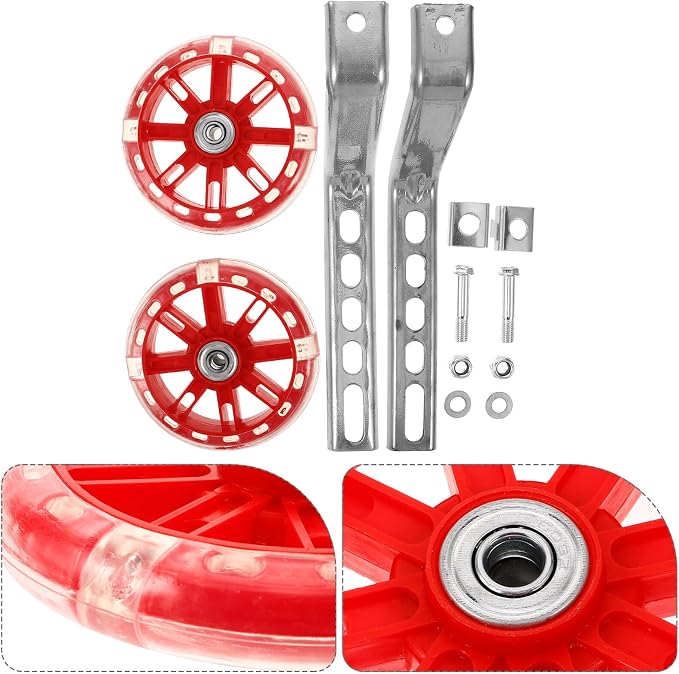 Ruedas de Entrenamiento para Bicicleta ibasenice Rojo miniatura 7