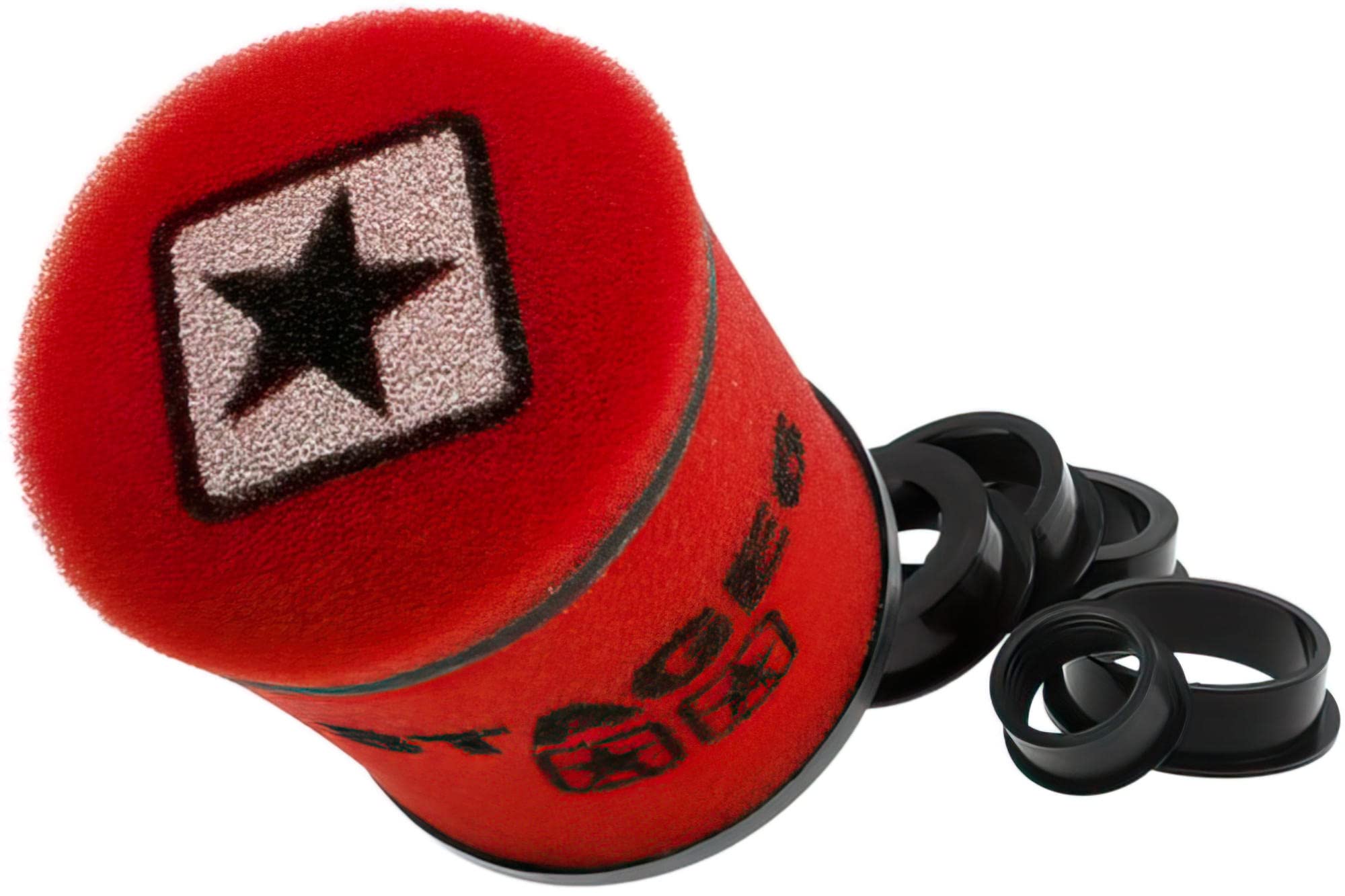 Racin Gluft Filtro Stage6 Doppio Strato Piccolo Airbox Rosso 28 mm + 35 mm + 42 mm + 45 + 49 + 55 mm Attacco