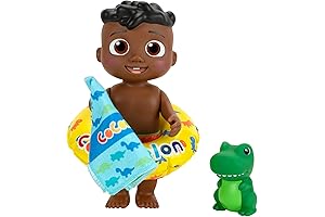 Splashy Cody Doll with Dino Bath Squirter: Make Bath Time Fun for Kids