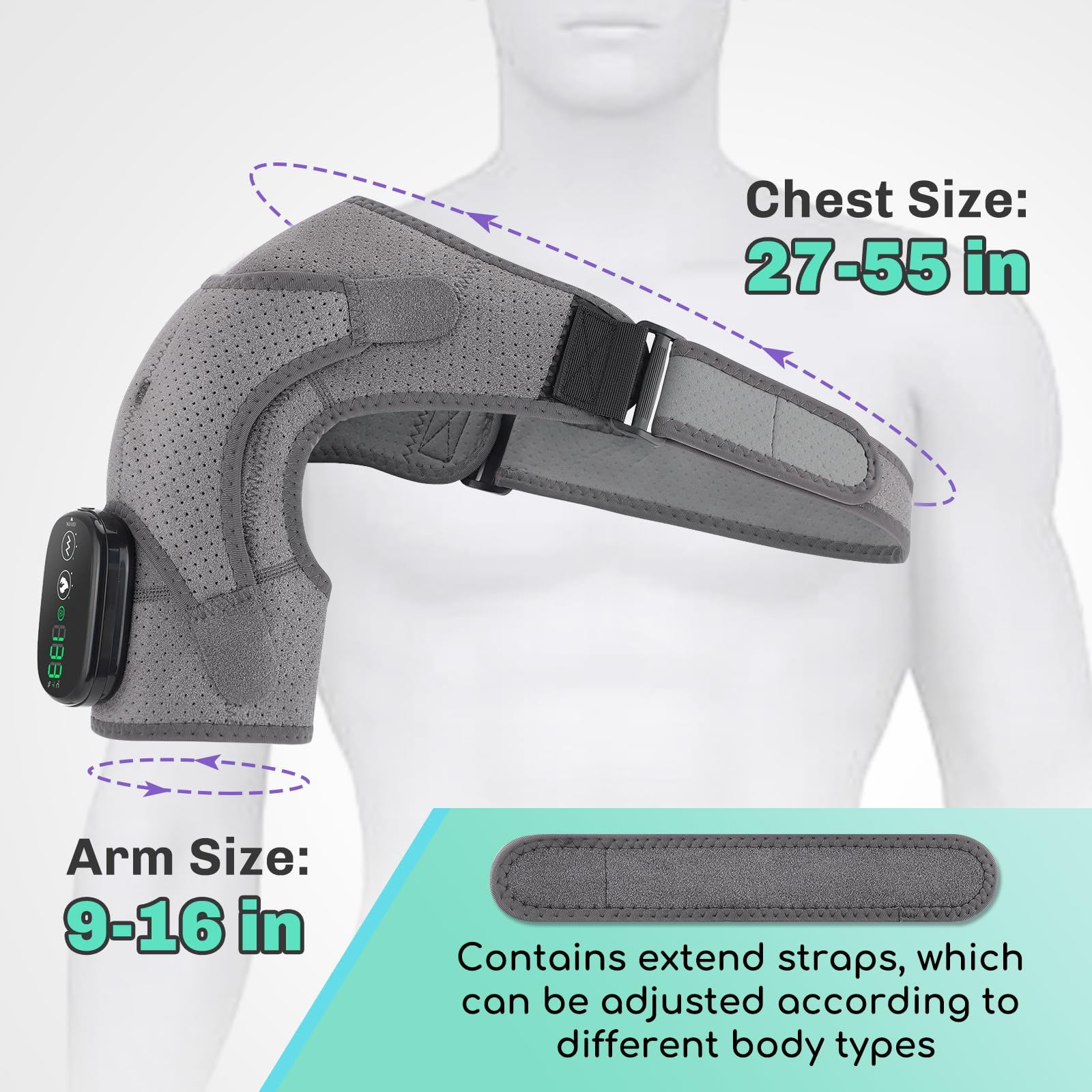 Rejuvacare Triple Method Shoulder Massager