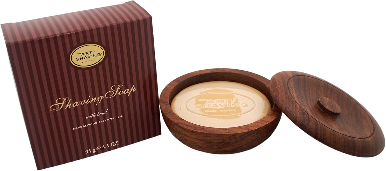 The Art Of Shaving Shaving Soap w/Bowl Sandalwood Essential Oil
