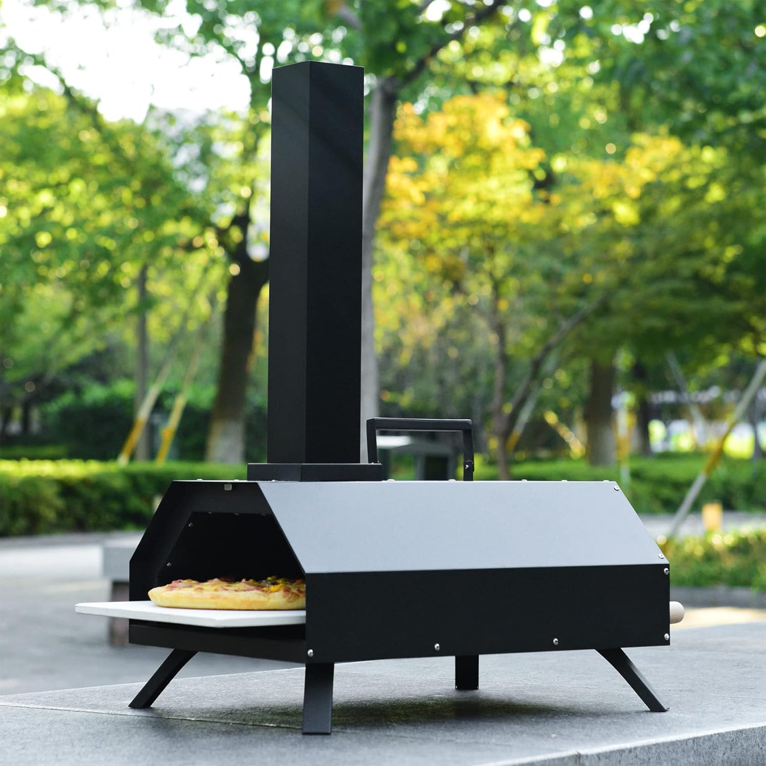 OutdoorPizzaofen Küchenofen Pizzastein Terasse Grillkamin Gartenofen