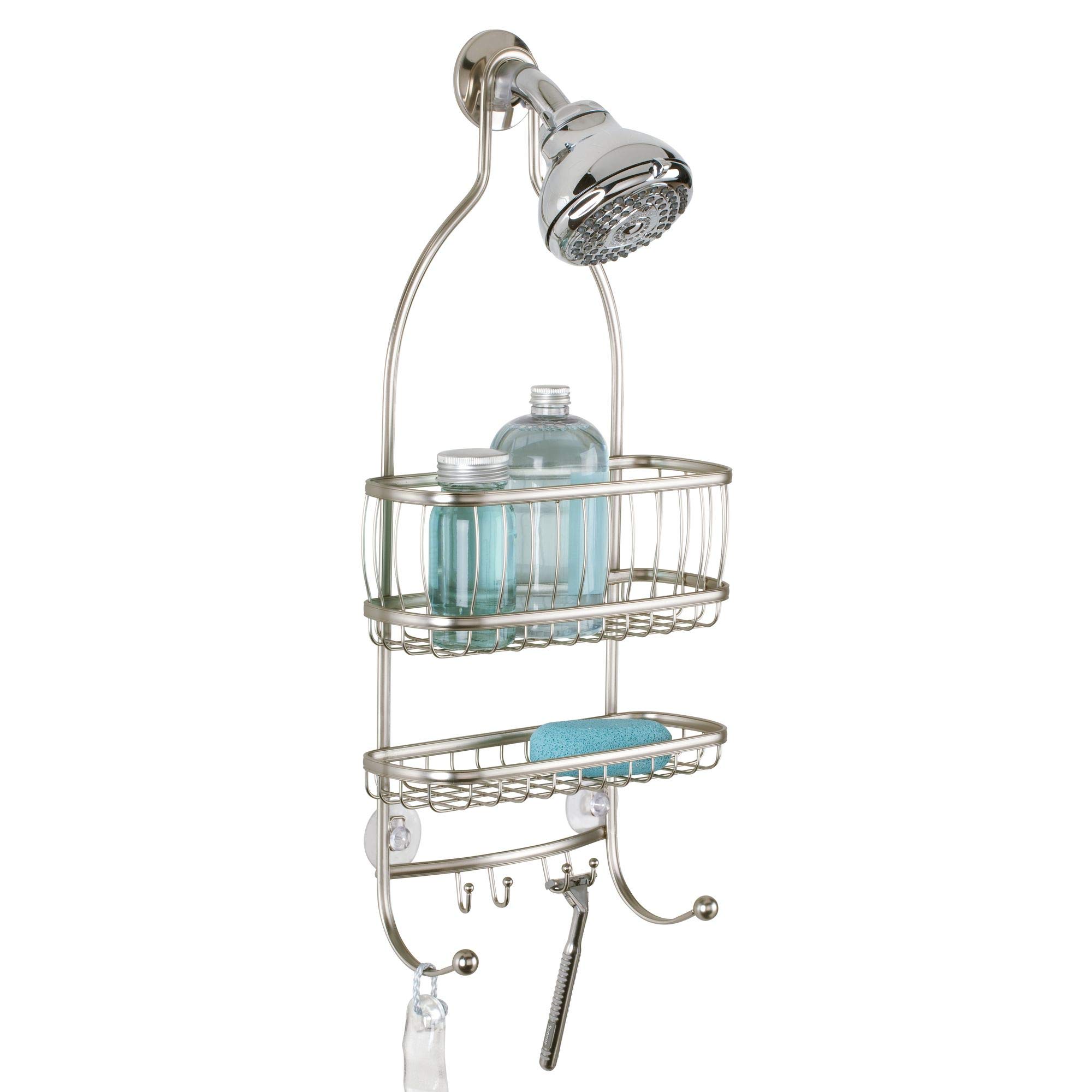 iDesign 61975EU York Lyra Serviteur de Douche Satin