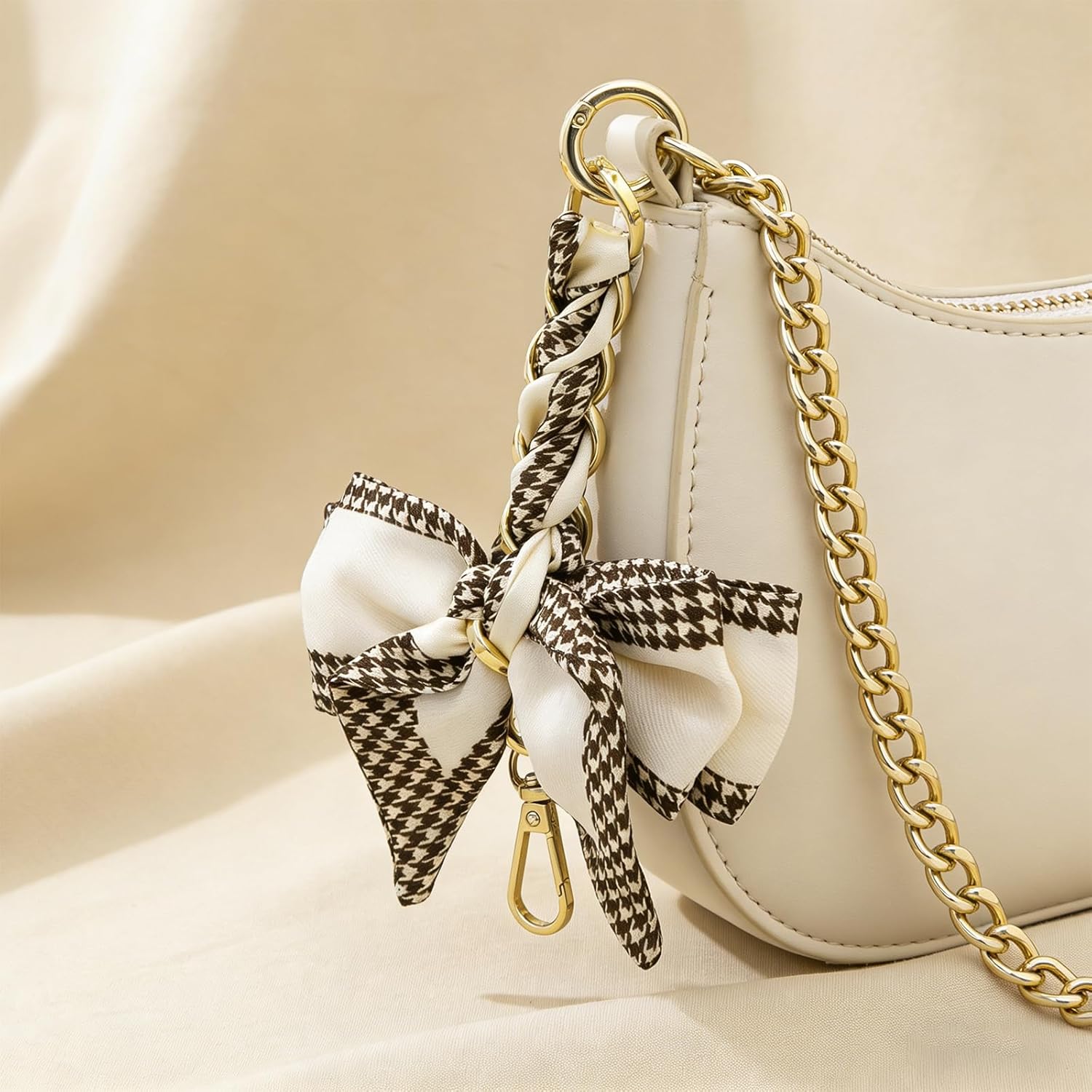 Bag Purse Extender Chain Bow Ribbon Purse Chain Extender for Crossbody Bag Charms Women Handbag Accessories - Image 4