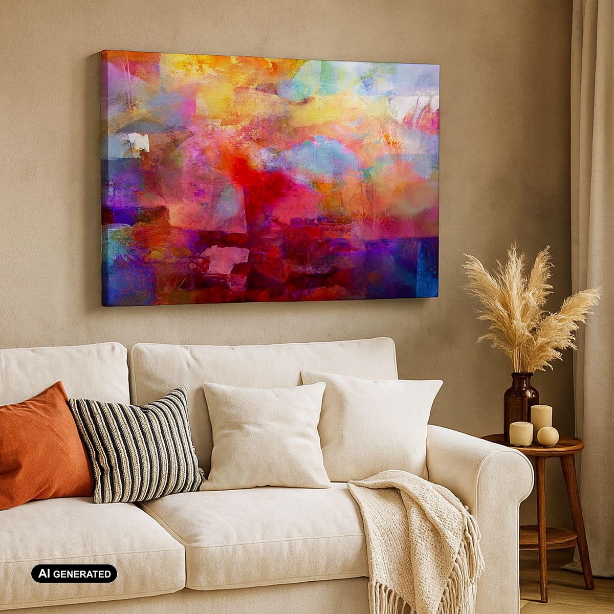 Quadri Moderni su Tela 120x80 cm Stampe da Parete Astratto Arte - 3574 | Astrazione Moderno Quadro Decorativo Grande XXL 1 pezzo Soggiorno Camera da Letto Arte da Parete Decorazione da Parete ARTTOR