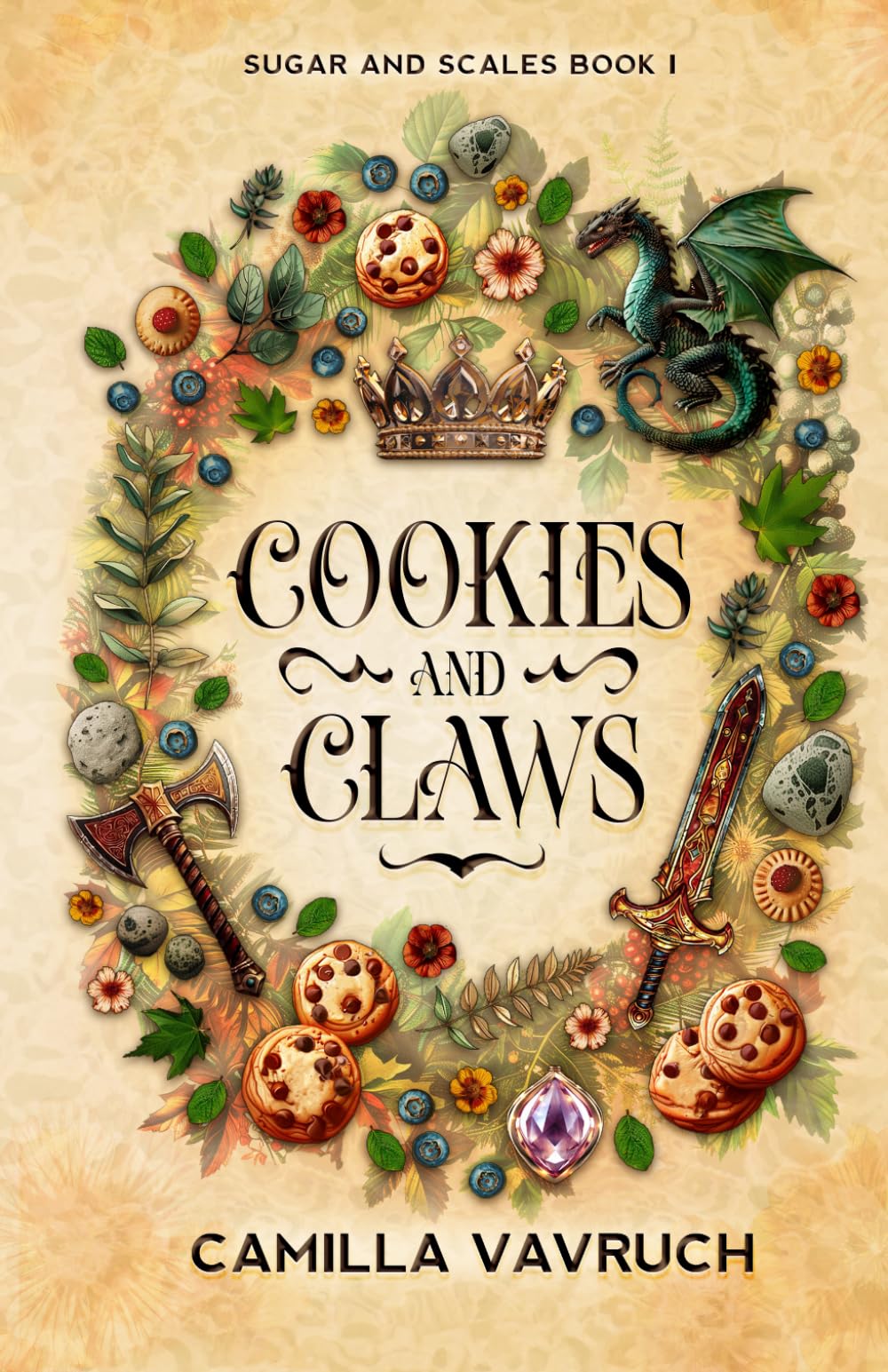 Cookies and Claws: A Sweet Queer Cozy Feel-Good Fantasy (Sugar and Scales)