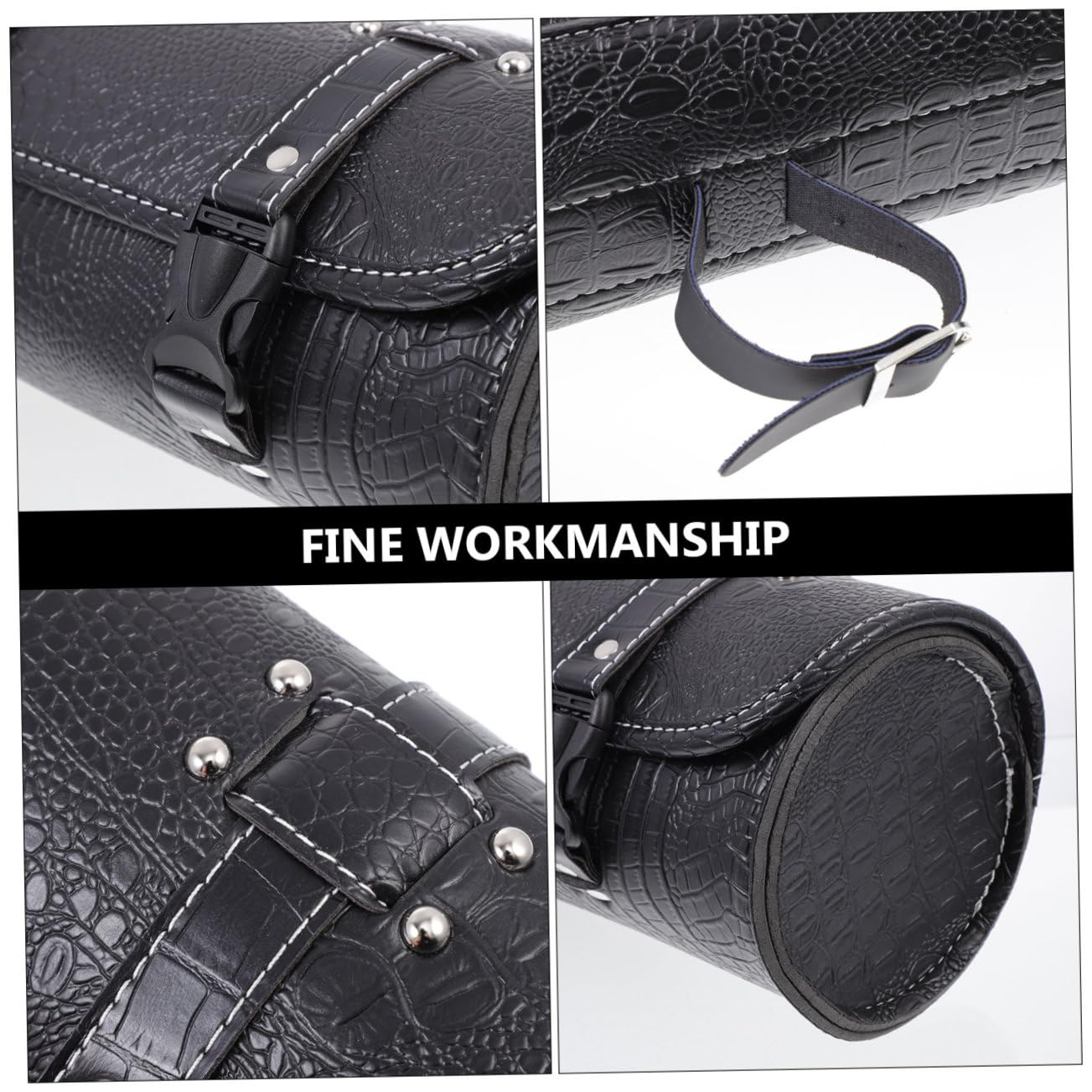 Yardwe Borsa Laterale in Pelle per Moto, Borsa Portaoggetti Posteriore da Viaggio, Accessorio Pratico per Motociclisti per Spostamenti Quotidiani e Gite Weekend