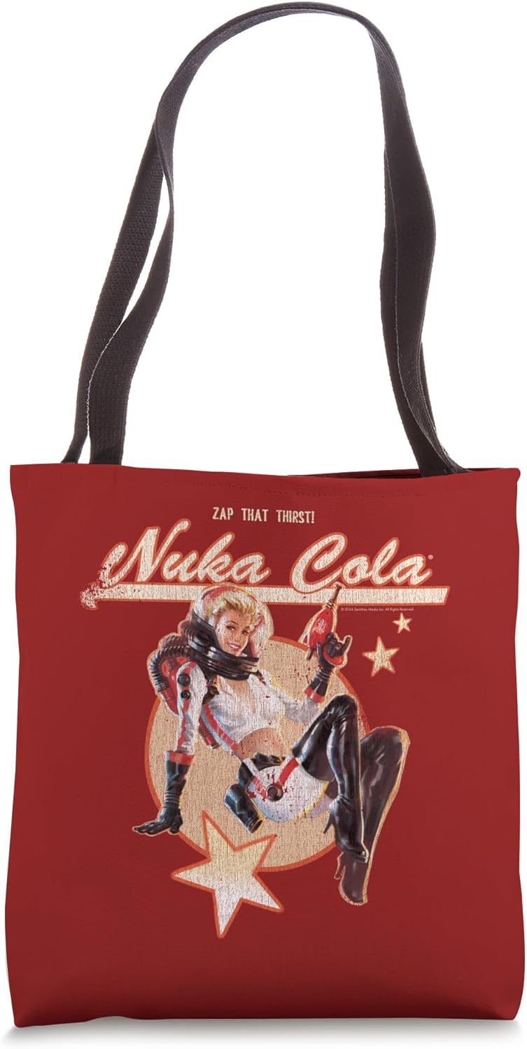 Fallout Video Game Retro Nuka Cola Ad Tote Bag