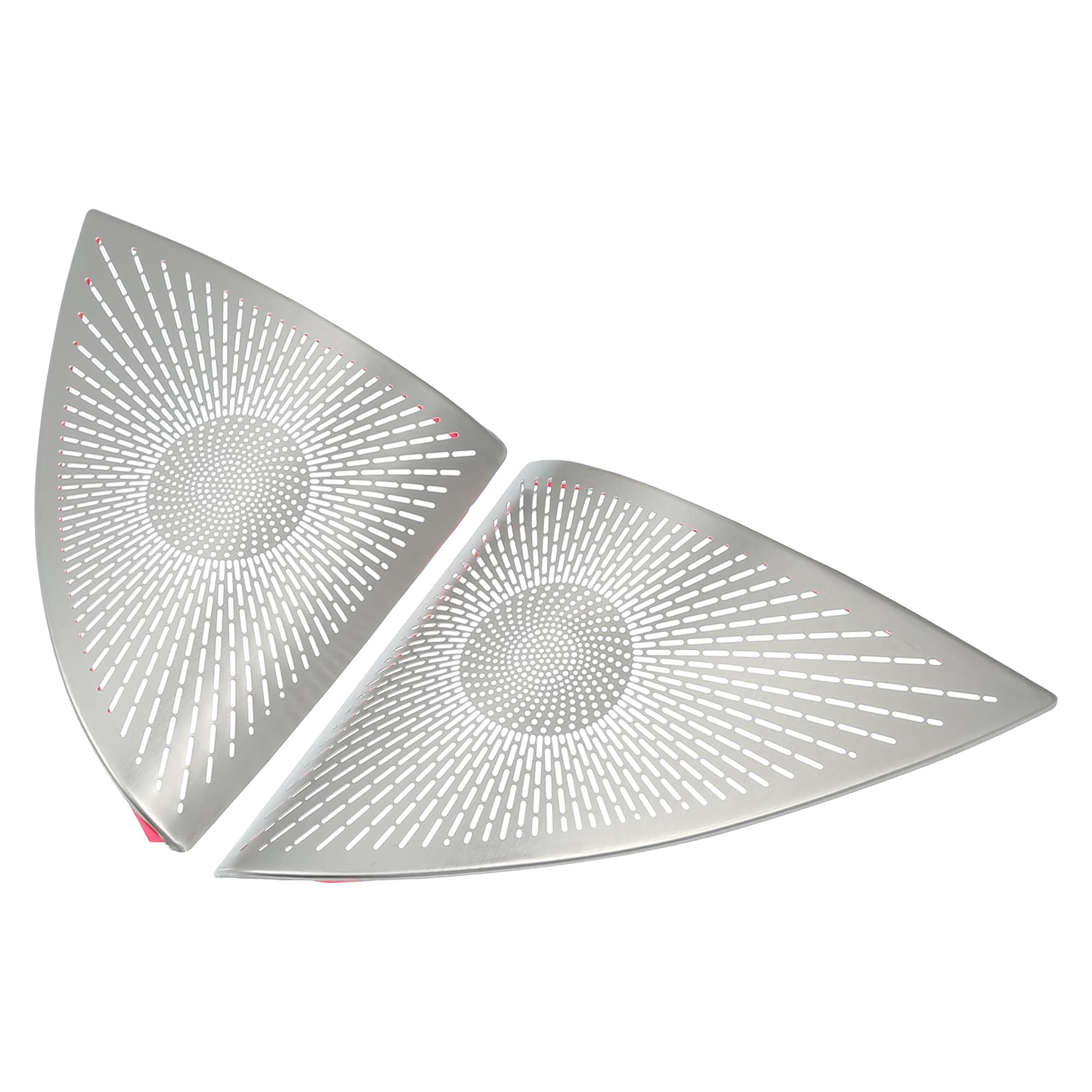 QUARKZMAN Cubierta De Altavoz De Pilar A Para Mercedes-Benz Clase E 16-21 | 2 Piezas, Acero Inoxidable, Tono Plateado, Para Sistema Audio De Coche, Protege Altavoz, Evita Acumulacion De Polvo